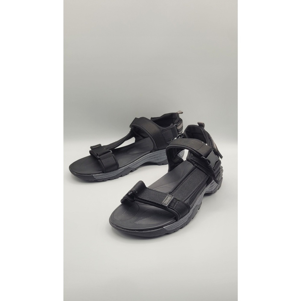 Ozark Trail Trek Mens Sandals 11 Black Hiking Outdoor Adjustable Trail Strap